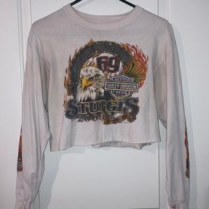 Harley Davidson Cropped Tee